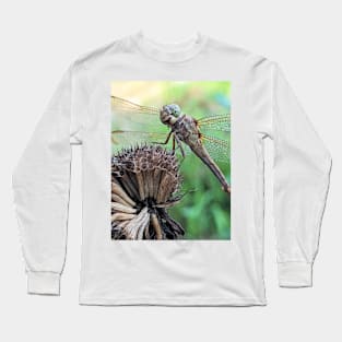 Dragonfly Macro Long Sleeve T-Shirt